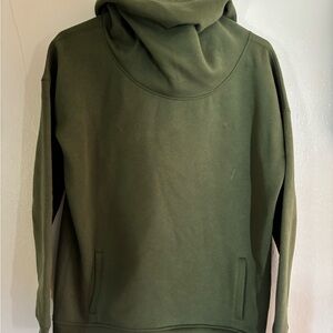 Zyia Oh So Soft Cowl Neck Green Hoodie